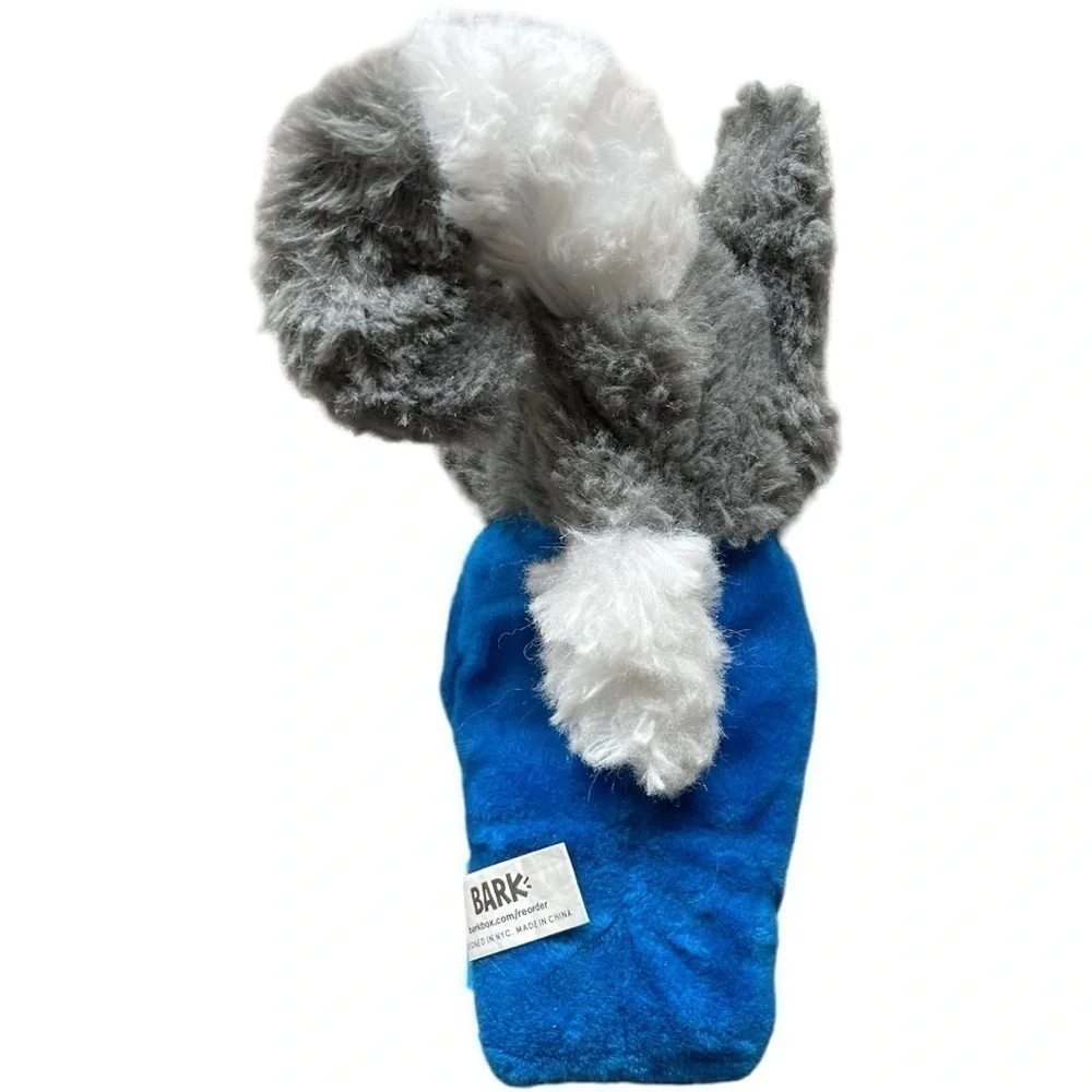 HTF Bark Dog Toy The Bachelemur The Bachelor Squeak Crinkle Hidden Surprise 9 in